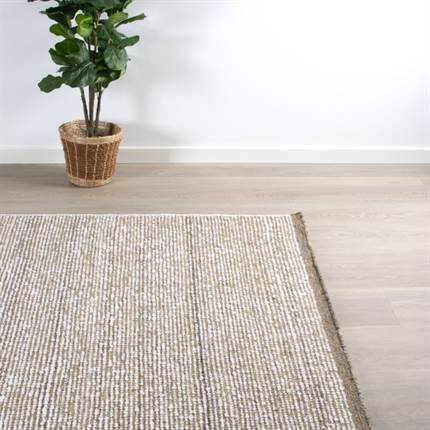 HC Interior Rugs - Reykjavik - håndvævet tæppe - Icy Honey 